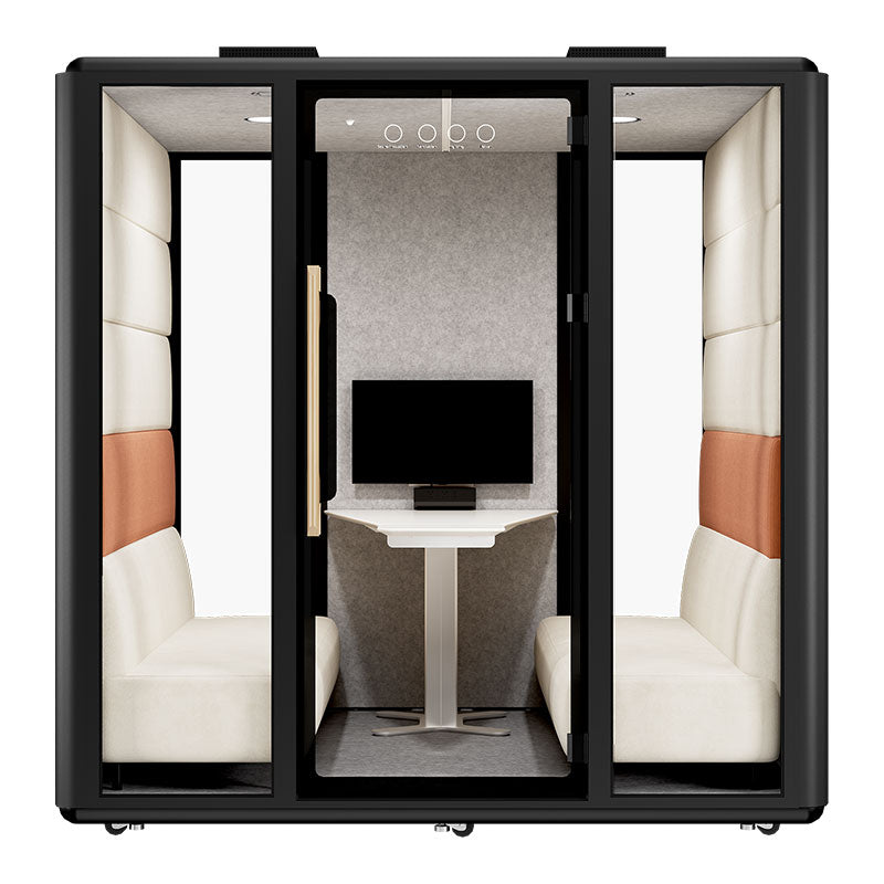 6-Person Acoustic Office Pod – Soundproof Conference Cabin for Team Meetings