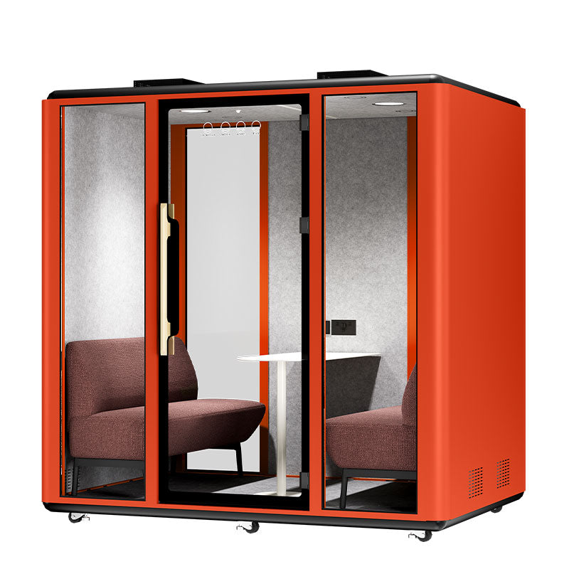 4-Person Silent Pod – Large Soundproof Meeting Booth for Offices & Teams