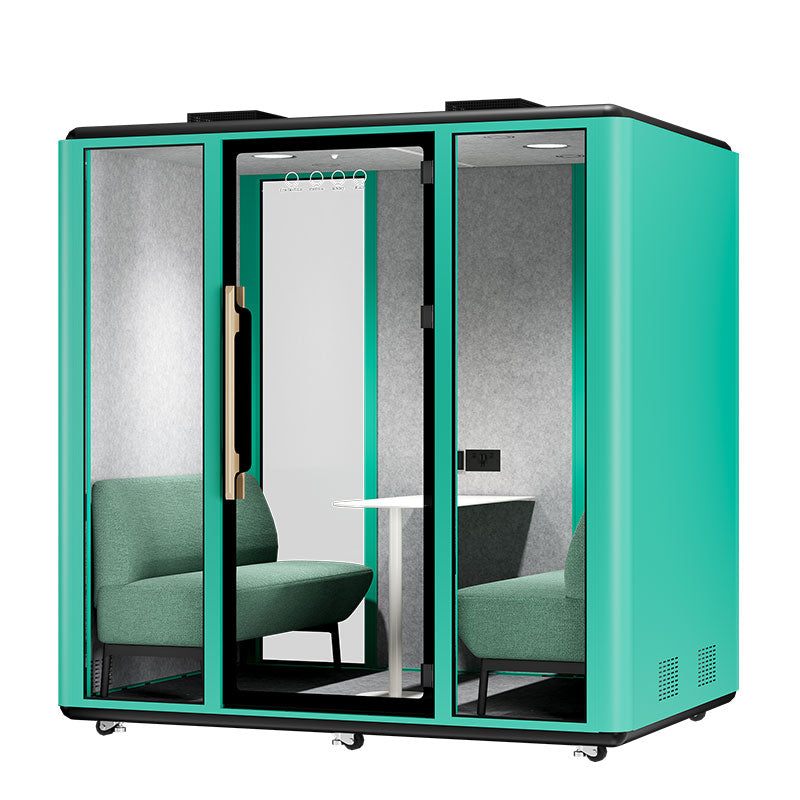 4-Person Acoustic Meeting Pod – Soundproof Collaboration Room for Offices