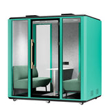 4-Person Acoustic Meeting Pod – Soundproof Collaboration Room for Offices