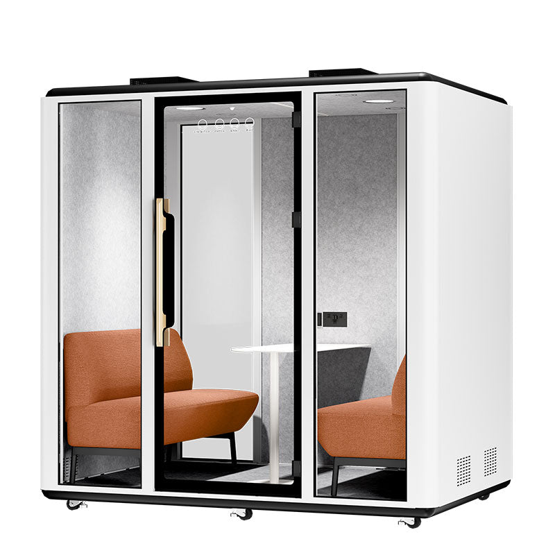 4-Person Acoustic Meeting Pod – Soundproof Collaboration Room for Offices