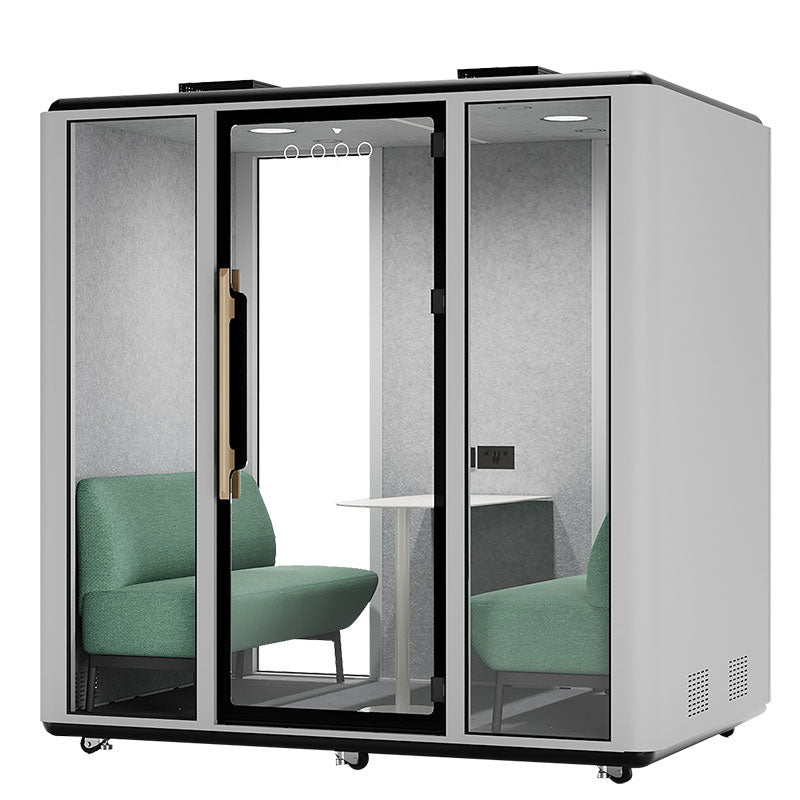 4-Person Soundproof Work Pod – Private Meeting Room for Focused Teamwork