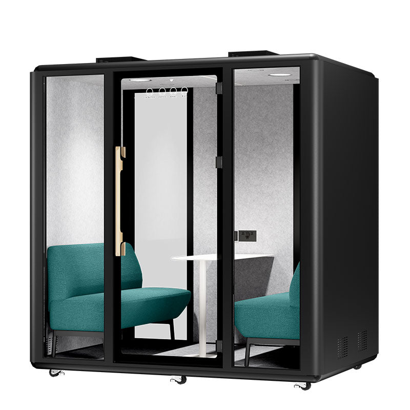 4-Person Silent Pod – Large Soundproof Meeting Booth for Offices & Teams
