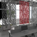 Art acoustic screen panels
