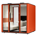 6-Person Acoustic Office Pod – Soundproof Conference Cabin for Team Meetings