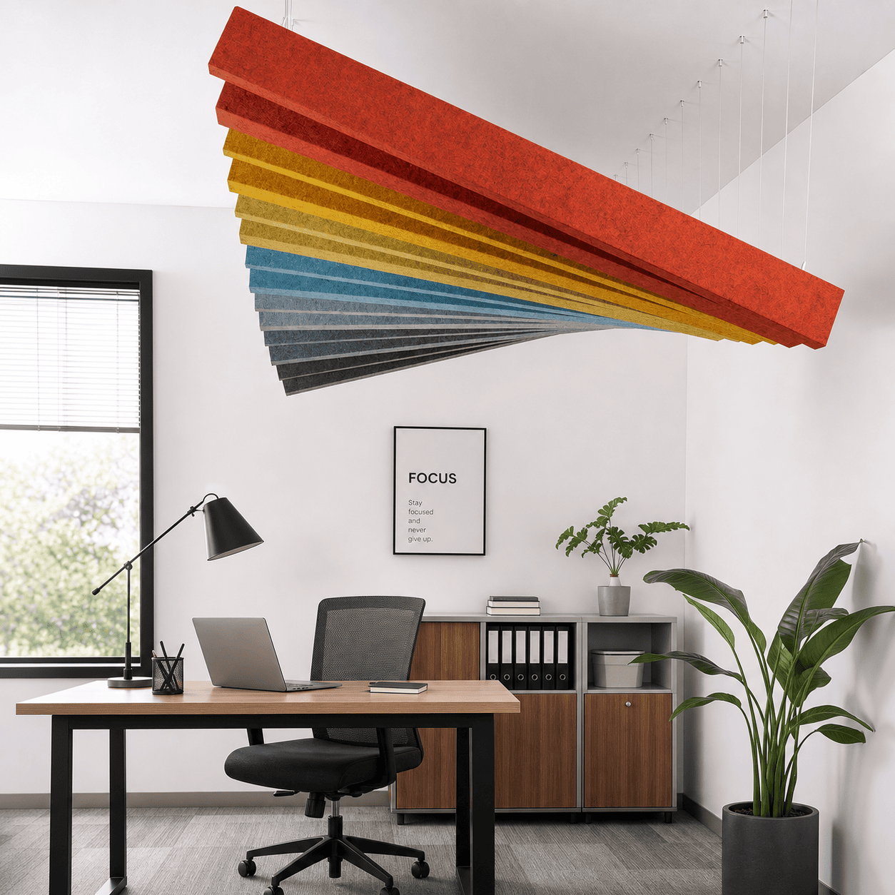 Acoustic Ceiling Panels for Sound Absorption and Noise Reduction