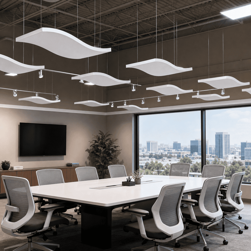 Sound Absorbing Acoustic Ceiling Panels for Interior Decoration