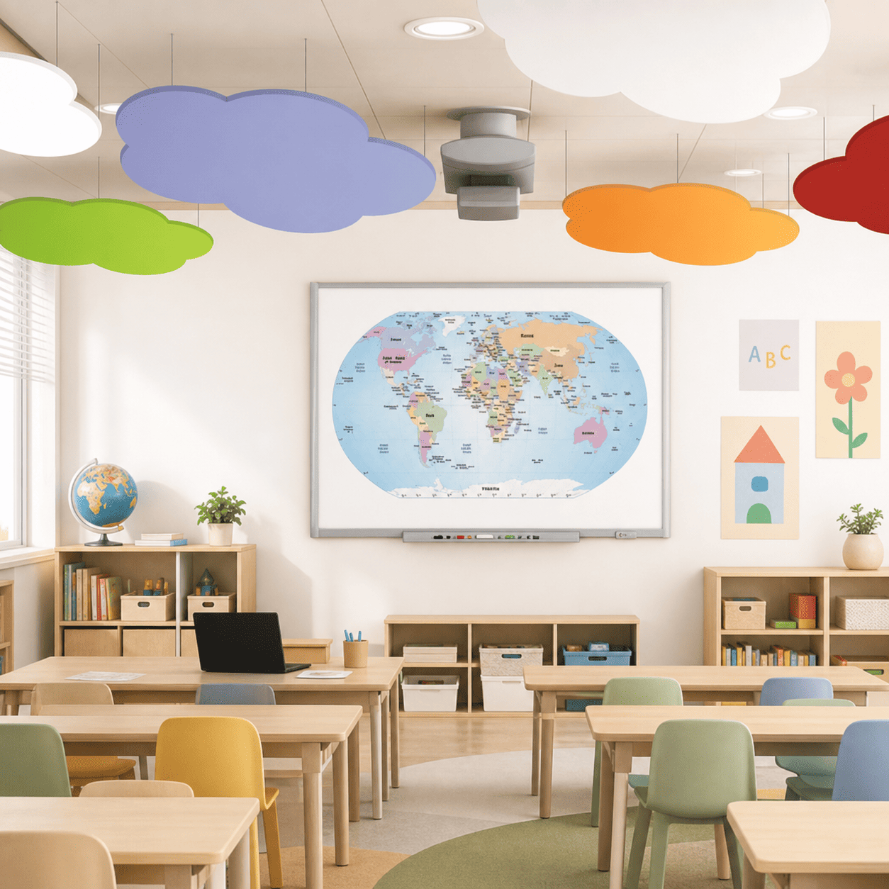 Acoustic Ceiling Panels for Office Sound Absorption and Noise Reduction