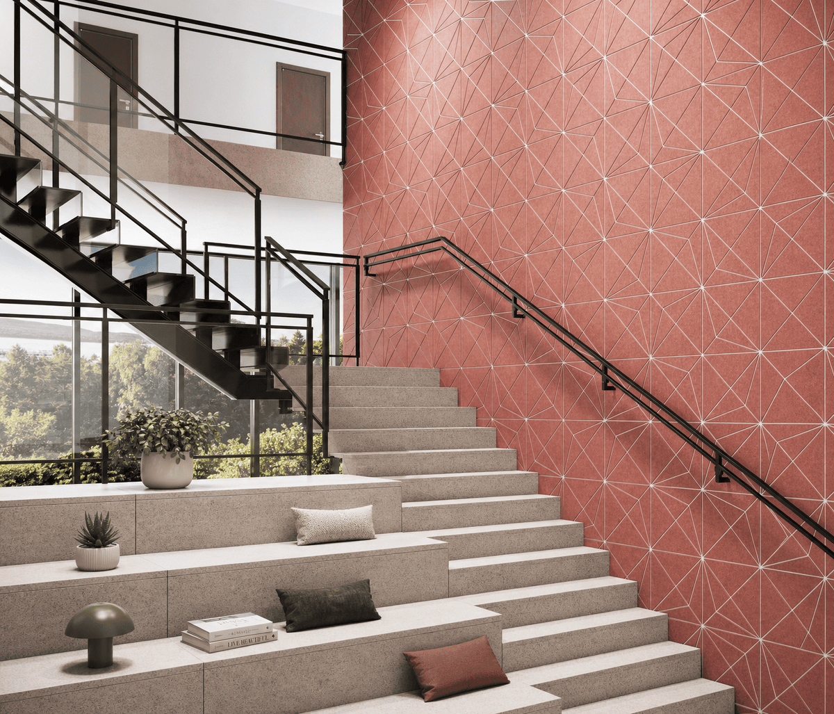 3D wave acoustic wall panels