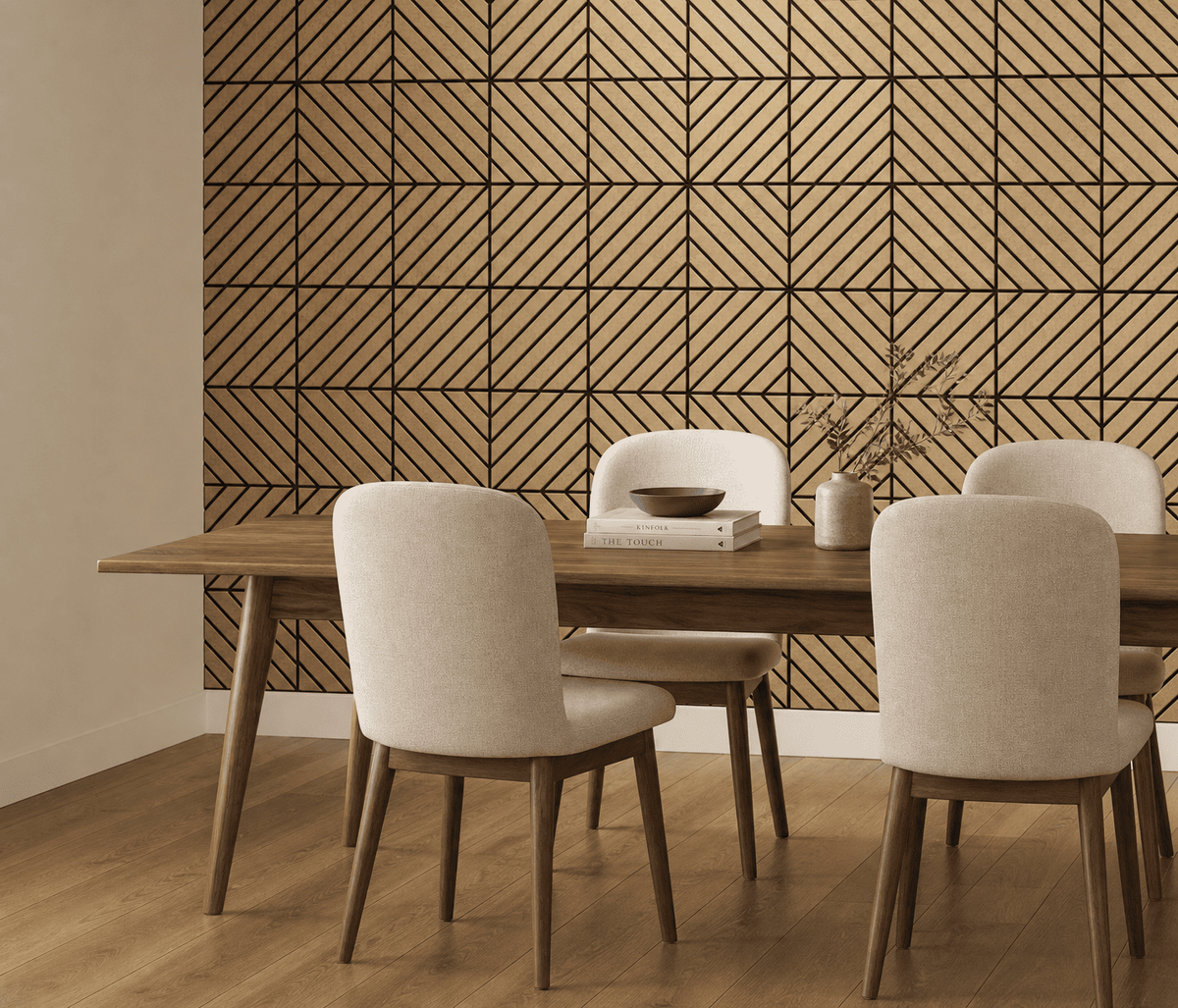 3D wave acoustic wall panels