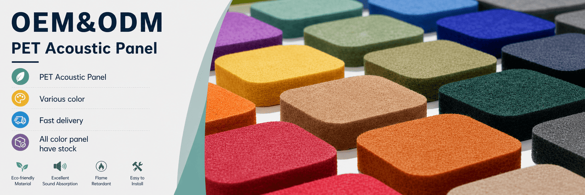 PET acoustic panel solutions